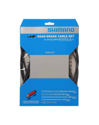 Shimano Dura Ace BC 9000 Road Brake Cable Set Polymer Coated Black 2