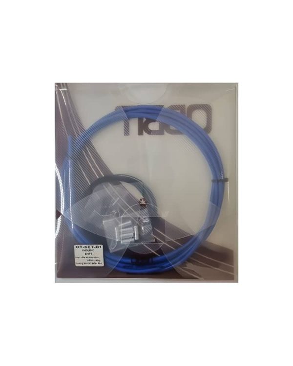 Obbit for Shimano MTB Brake Teflon Cables and Standard Housing Set Blue 2