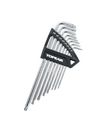 Topeak Torx Wrench Set 8 Tools T7 T9 T10 T15 T20 T25 T27 T30