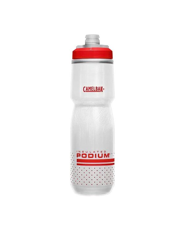 CamelBak Podium® Chill™ Bike Bottle Fiery Red White 24oz
