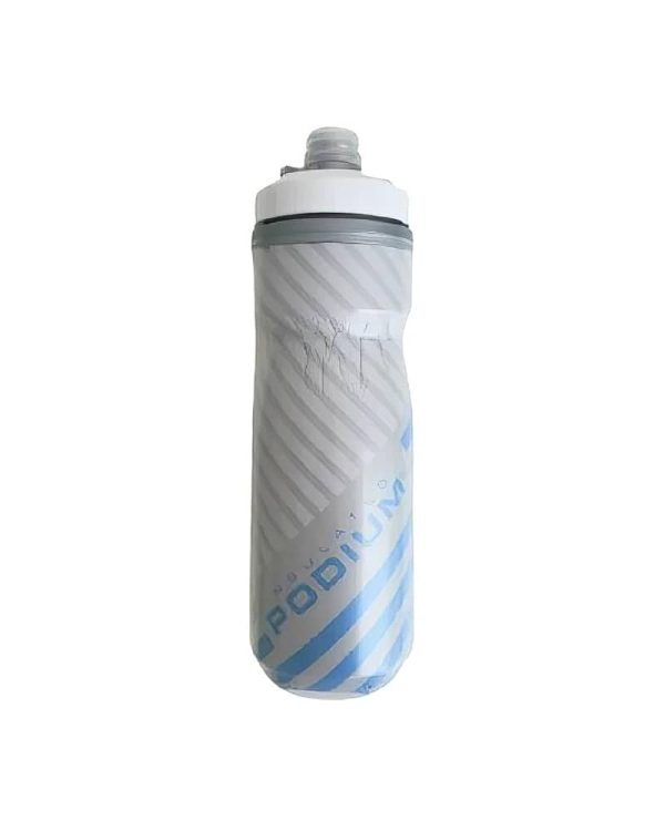 CamelBak Podium® Chill™ Bike Bottle Grey Blue Stripe 21oz