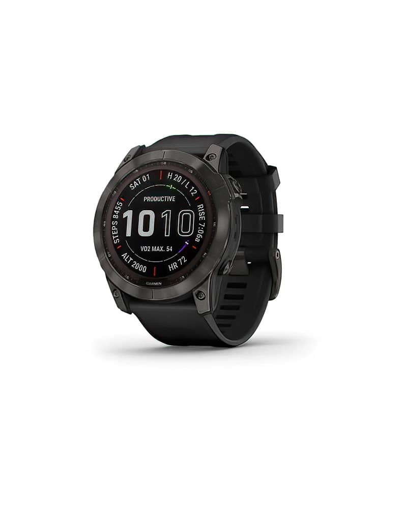 Garmin fenix 7X Sapphire Solar, Carbon Gray DLC Titanium with