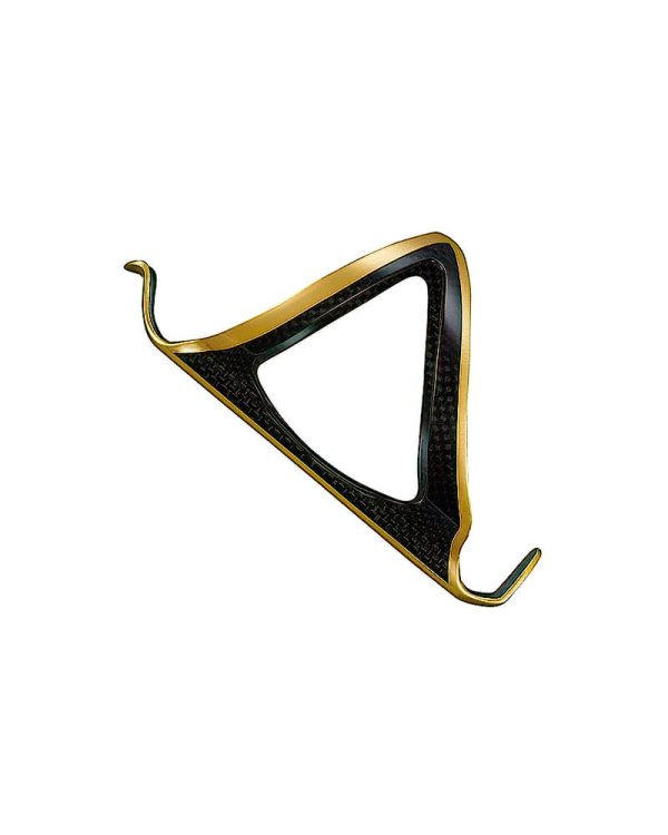 Supacaz Fly Cage Carbon Bottle Cage Holder Gold