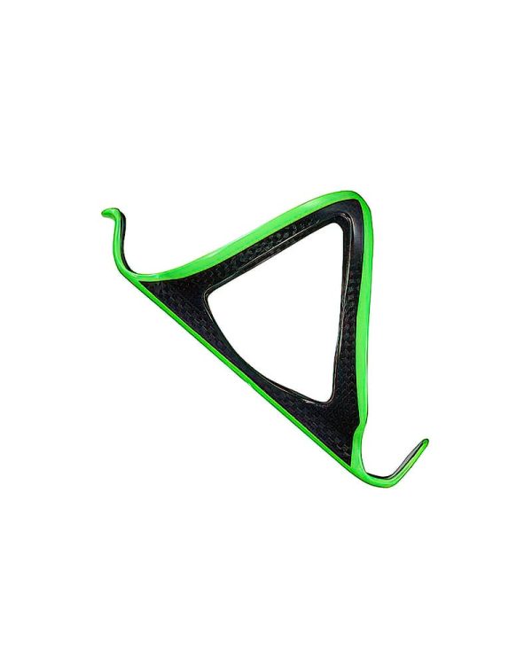 Supacaz Fly Cage Carbon Bottle Cage Holder Neon Green