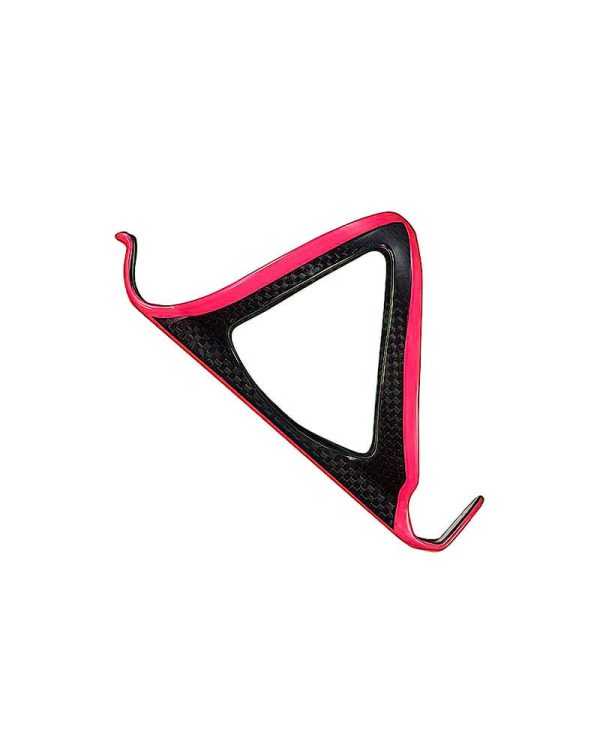 Supacaz Fly Cage Carbon Bottle Cage Holder Neon Pink