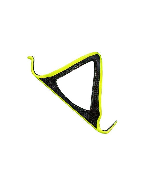 Supacaz Fly Cage Carbon Bottle Cage Holder Neon Yellow