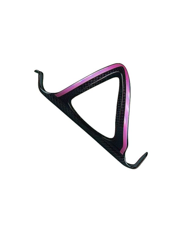 Supacaz Fly Cage Carbon Bottle Cage Holder Prizmatik Pink