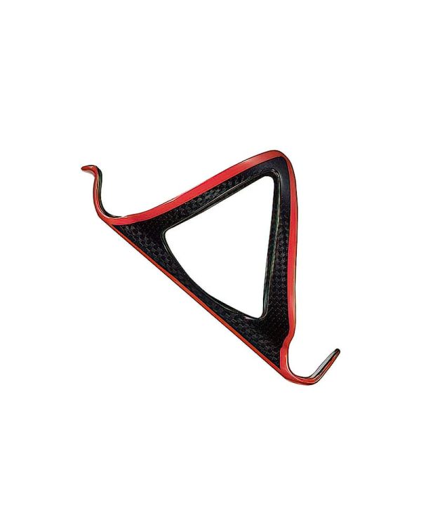 Supacaz Fly Cage Carbon Bottle Cage Holder Red