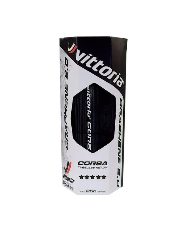 Vittoria Corsa Tubeless Ready TLR Clincher Black 25 28mm