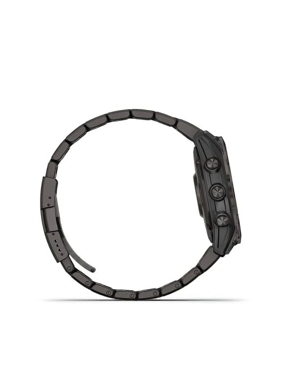 Fenix 7 Sapphire Solar Carbon Gray DLC Titanium w Titanium Band 4