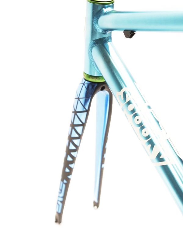 Spooky Road Rim Brake Aluminium Light Blue Frameset 4