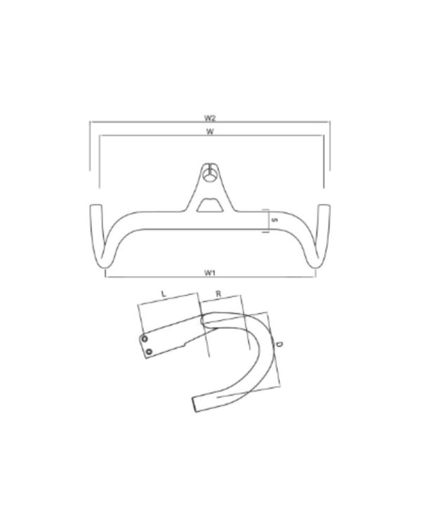 Wilier J Bar Handlebar 95X43cm 3