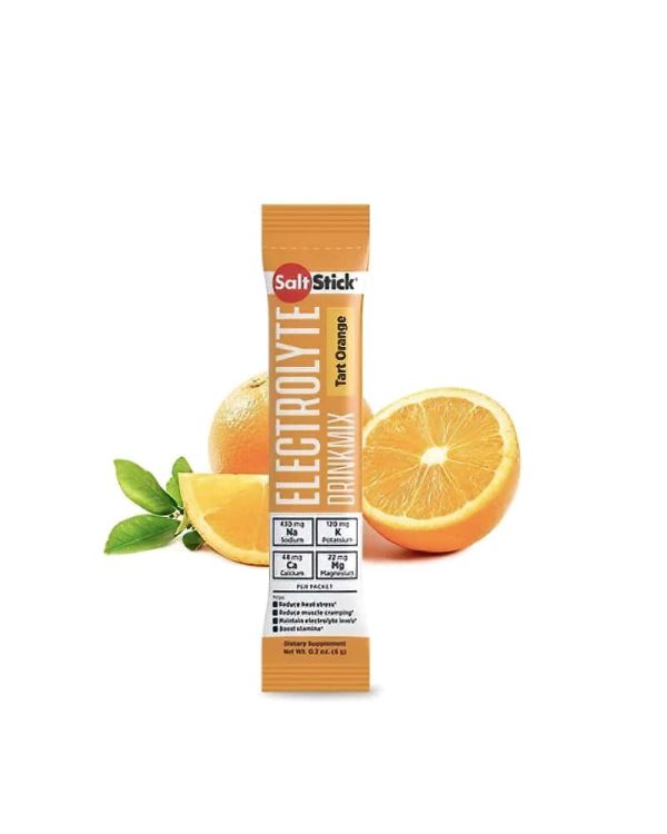 SaltStick DrinkMix Tart Orange Single Serving Stick