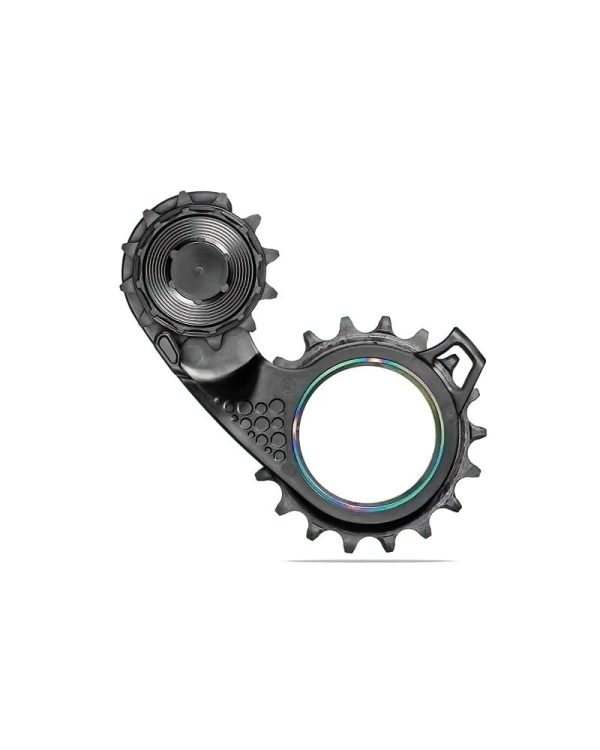 Hollowcage Shimano 8150 Carbon Ceramic Oversized Derailleur Pulley Cage Rainbow 3 DeNoiseAI standard min