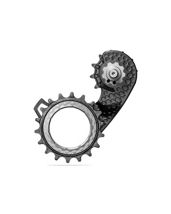 Hollowcage Shimano 9250 Carbon Ceramic Oversized Derailleur Pulley Cage Titanium DeNoiseAI standard min