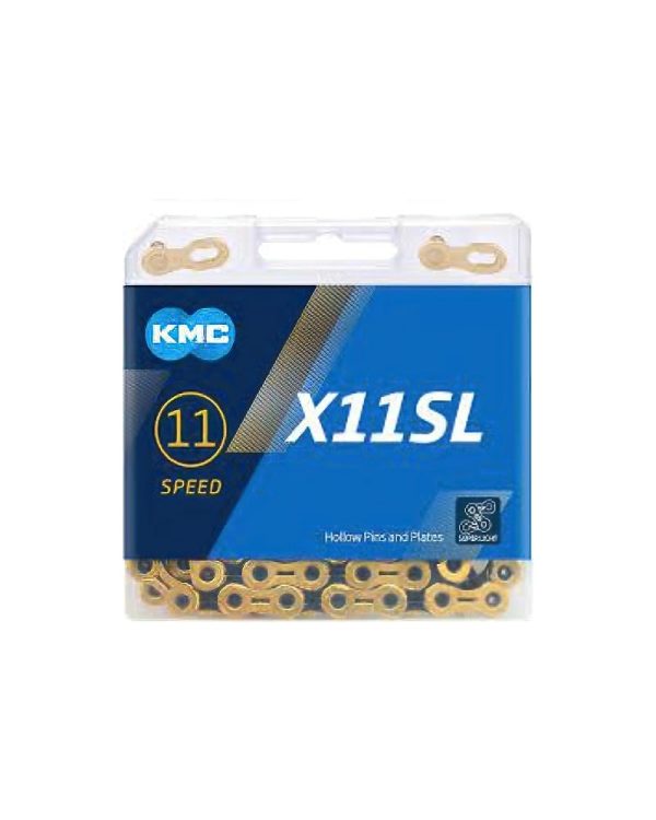 KMC X11SL 11 Speed Chain Gold Jet Black 1 DeNoiseAI standard min