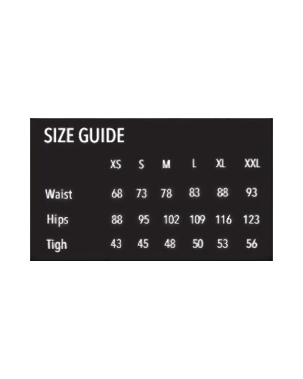 RNCC Female Core Bibs Size Chart DeNoiseAI standard min