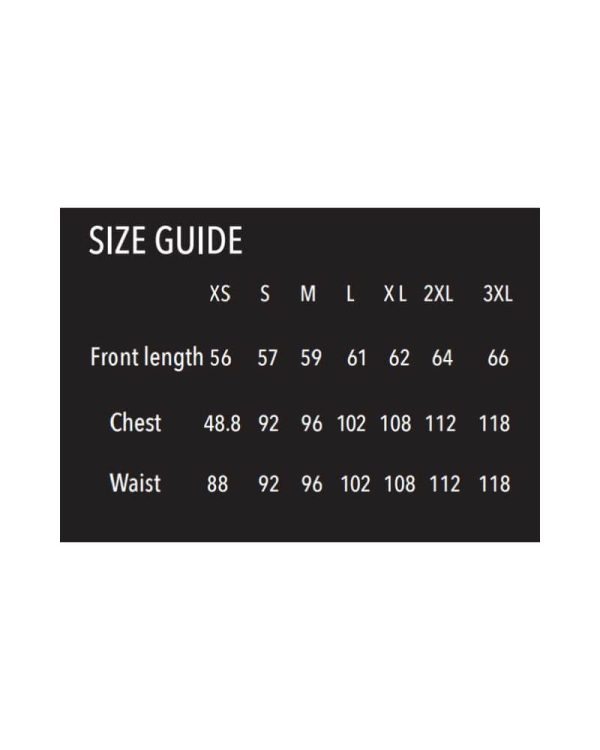 RNCC Transit T Shirt Size Chart DeNoiseAI standard min