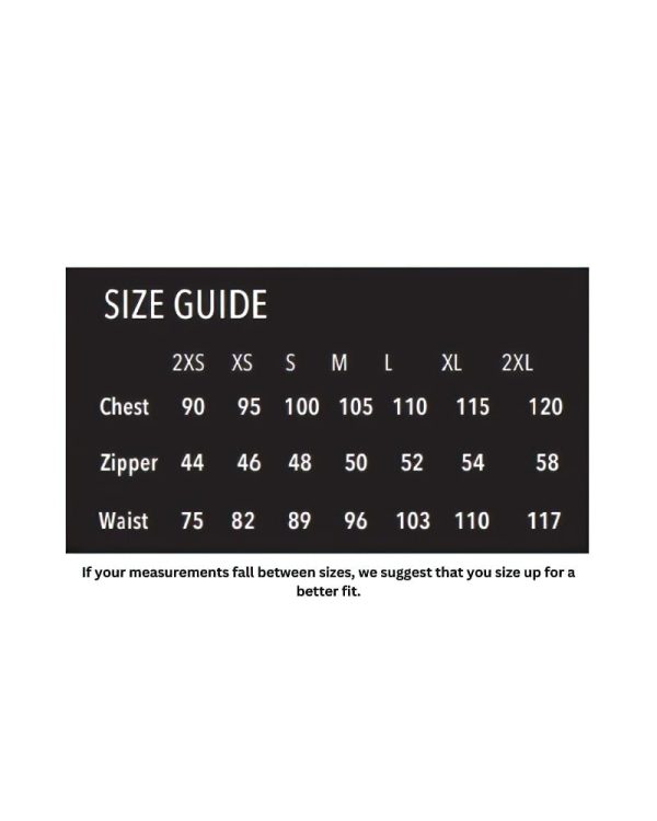 RNCC Aurora Core Jersey Size Chart DeNoiseAI standard min