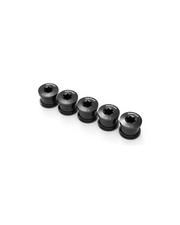 CYBREI 1X Chainring Bolt Kit Black DeNoiseAI standard min