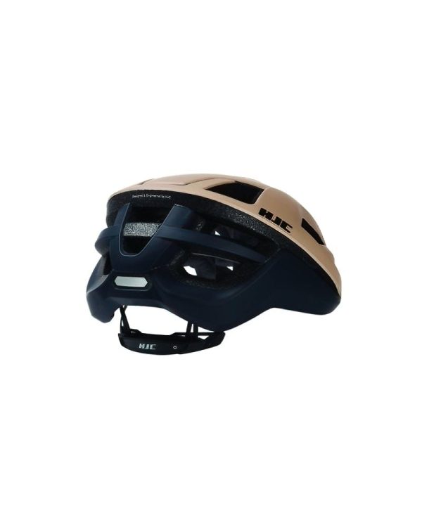 HJC BELLUS Road Helmet Matte Brown Navy 4 DeNoiseAI standard min