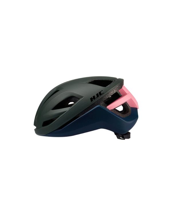 HJC BELLUS Road Helmet Matte Olive Navy 1 DeNoiseAI standard min