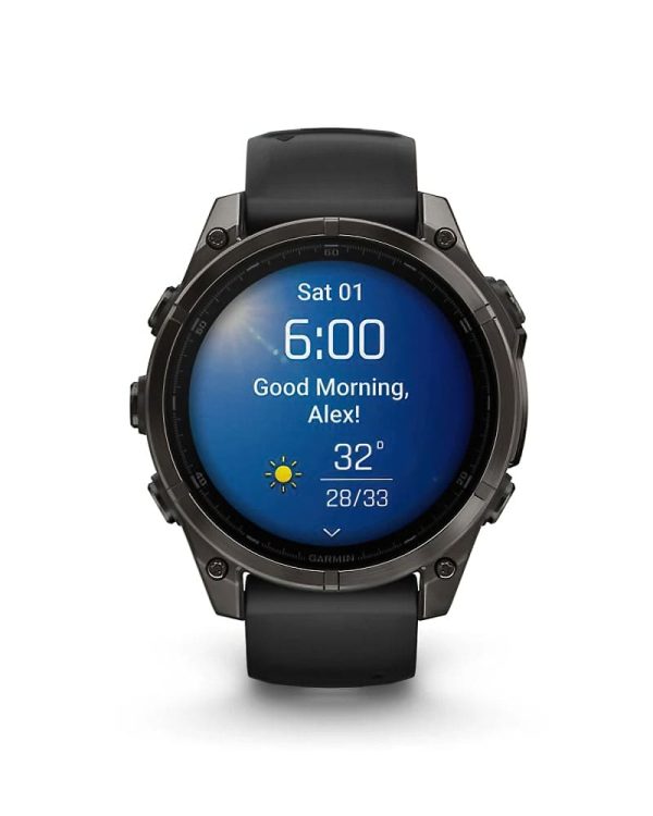 Garmin Fenix 8 Sapphire Carbon Gray DLC Titanium 1 DeNoiseAI standard