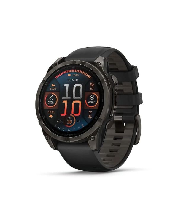 Garmin Fenix 8 Sapphire Carbon Gray DLC Titanium 3 DeNoiseAI standard