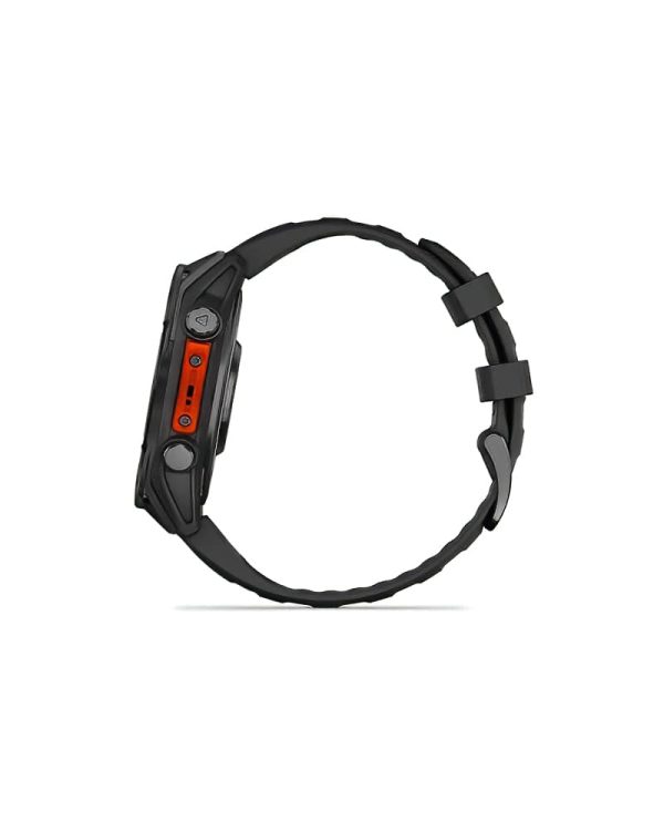 Garmin Fenix 8 Slate Gray with Black Silicone Band 4 DeNoiseAI standard