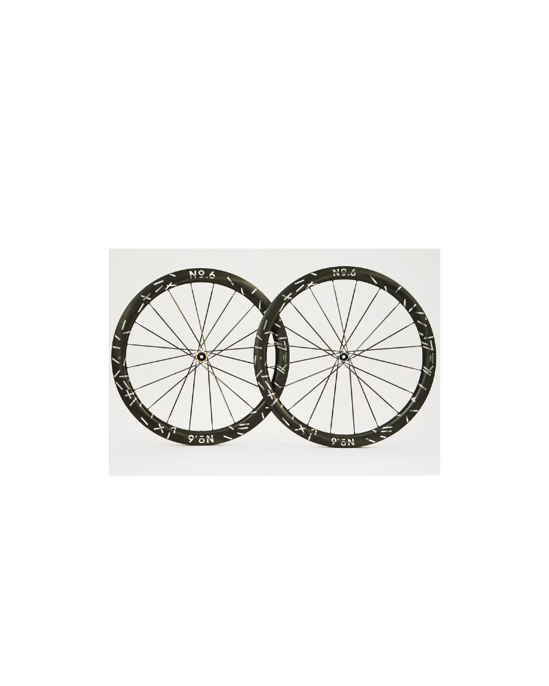 No6 Wheelset 30-30 / 45-50 / 50-58 (Shimano / XDR Freehub) (Black / White Decal/Limited Edition) 29 No6 Wheelset Ceramic Speed LIMITED EDITION 2