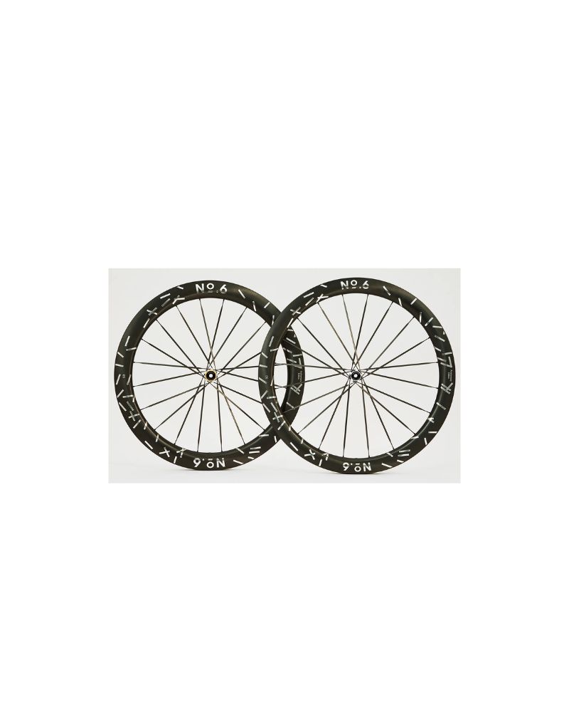 No6 Wheelset 30-30 / 45-50 / 50-58 (Shimano / XDR Freehub) (Black / White Decal/Limited Edition) 28 No6 Wheelset Ceramic Speed LIMITED EDITION 3