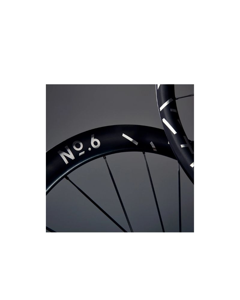 No6 Wheelset 30-30 / 45-50 / 50-58 (Shimano / XDR Freehub) (Black / White Decal/Limited Edition) 27 No6 Wheelset Ceramic Speed LIMITED EDITION 4