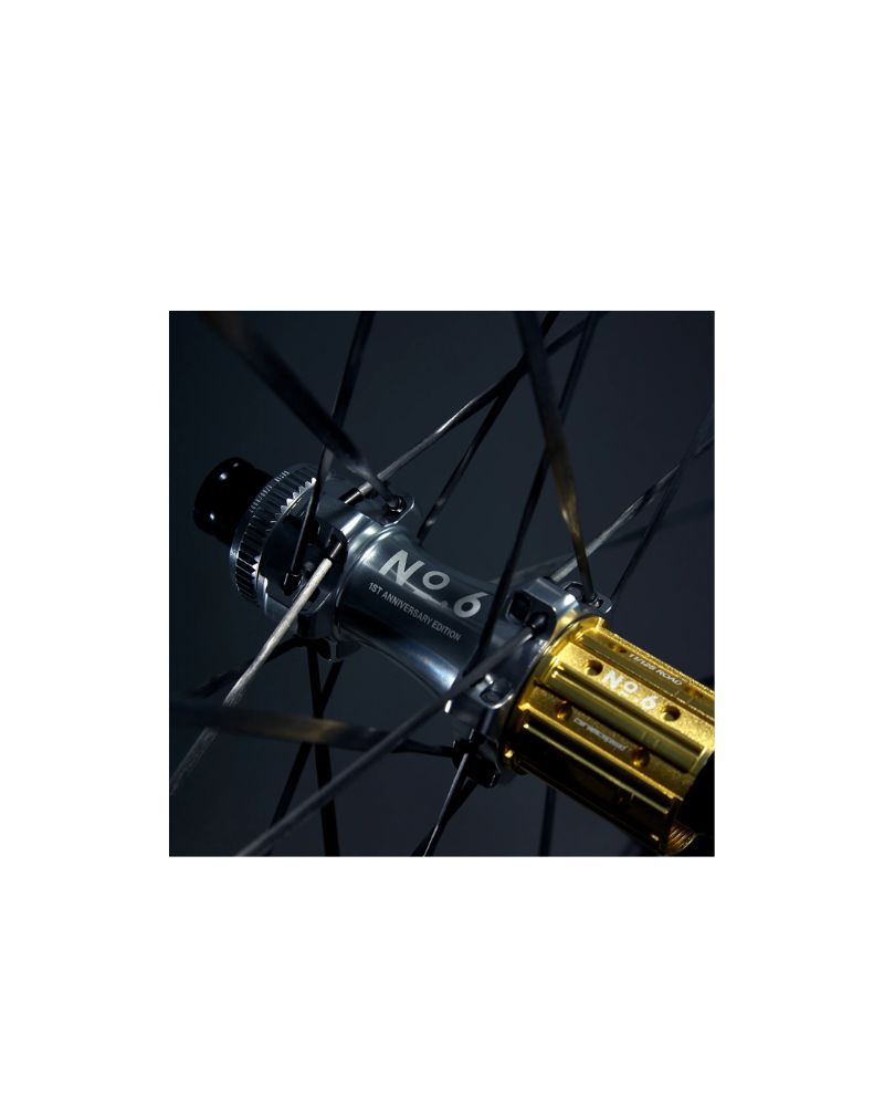 No6 Wheelset 30-30 / 45-50 / 50-58 (Shimano / XDR Freehub) (Black / White Decal/Limited Edition) 23 No6 Wheelset Ceramic Speed LIMITED EDITION 8