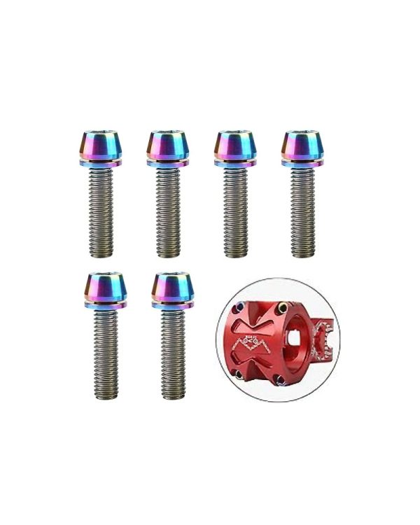 Pass Quest Stem Titanium plated screws M5 x 18mm 2 DeNoiseAI standard min