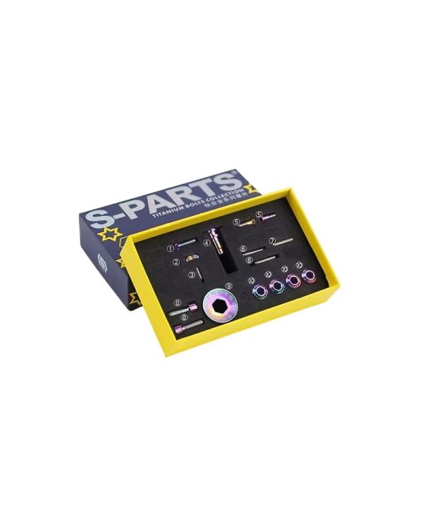 S SPARTS Ti Screws R8050 R8150 & R9250 Shift rainbow min DeNoiseAI standard min