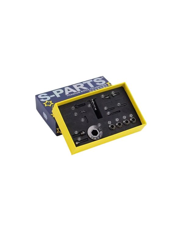 S SPARTS Ti Screws R8150 & R9250 Shifter Kit Black DeNoiseAI standard min