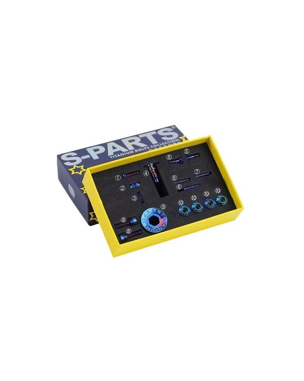 S SPARTS Ti Screws R8150 & R9250 Shifter Kit Blue DeNoiseAI standard min