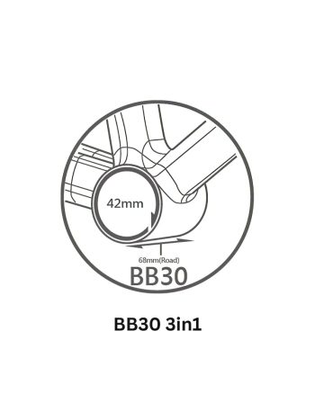 Tripeak Ceramic Bottom Bracket BB30 3 in 1 2 DeNoiseAI standard min