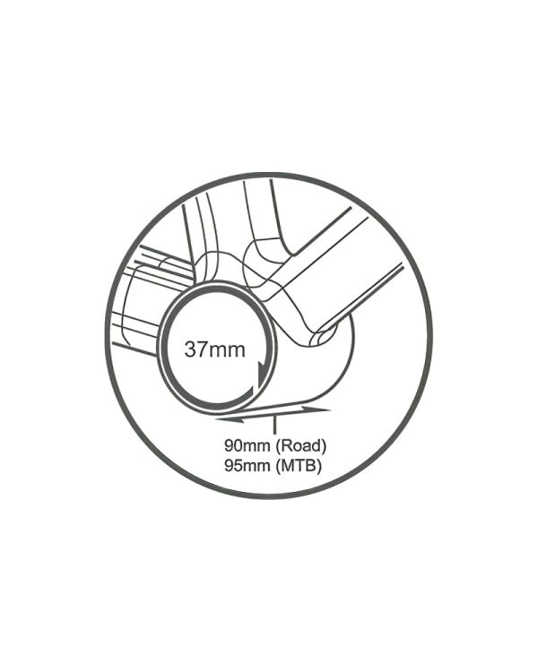 Tripeak Ceramic Bottom Bracket BB90 24mm (EMA BB90 STCB) 3 DeNoiseAI standard min
