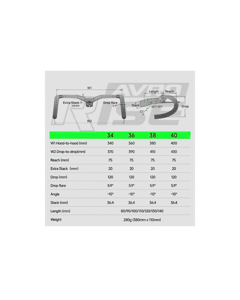 Tavelo AVRO Rise Integrated Handlebar 2 7 DeNoiseAI Tavelo Avro Rise Handlebar 1 standard